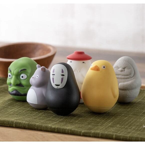 Spirited Away Roly Poly Complete Set Lot Of 6 Confirmed Imported Japan New - Picture 7 of 7